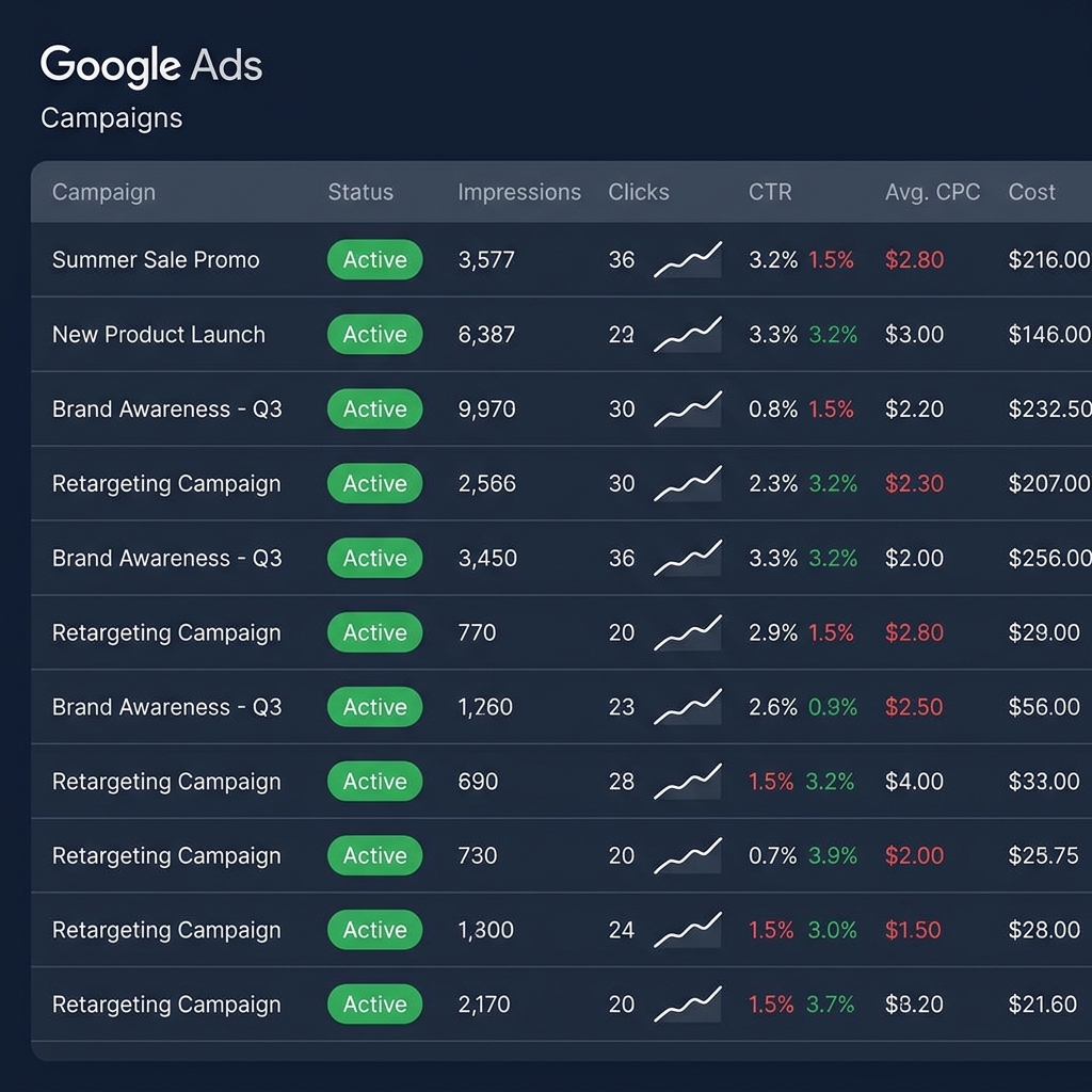 Ads Dashboard
